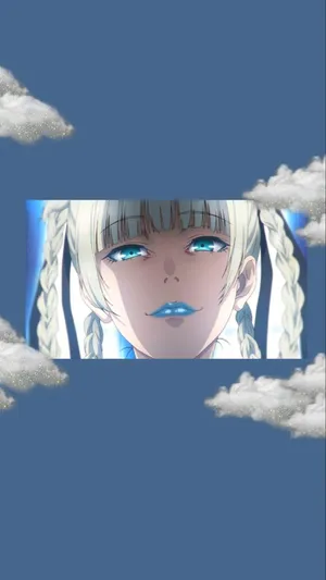 Kakegurui Kirari And Clouds Wallpaper