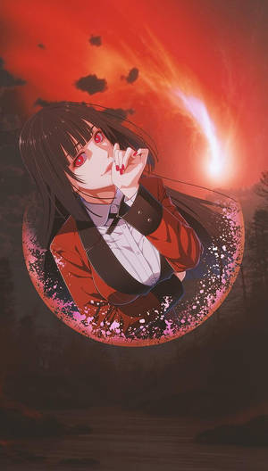 Kakegurui Yumeko Digital Art Wallpaper