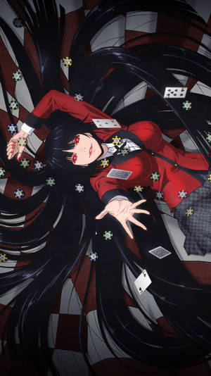 Kakegurui Yumeko Portrait Wallpaper