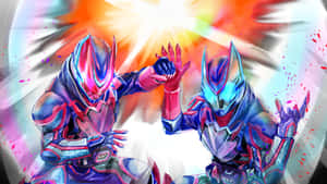 Kamen Rider Dual Heroes Artwork Wallpaper