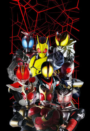 Kamen Rider Group Pose Wallpaper