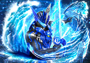 Kamen Rider Water Elemental Battle Wallpaper