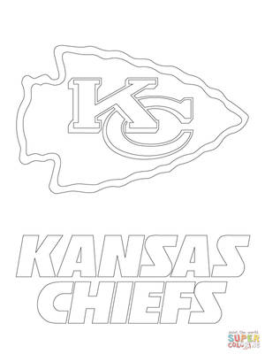 Kansas City Chiefs Logo Outline Wallpaper