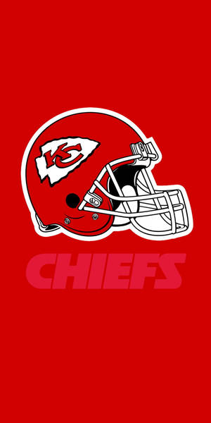 Kansas City Chiefs' Strikingly Designed Nfl Helmet Wallpaper