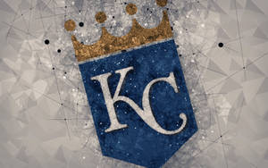 Kansas City Royals Geometric Abstract Wallpaper