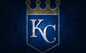 Kansas City Royals Painted Logo Wallpaper