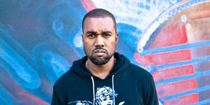 Kanye West And Graffiti Wall Wallpaper