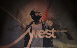 Kanye West Flashing Lights Album Cover Wallpaper