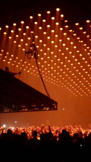 Kanye West Saint Pablo Light Lines Wallpaper