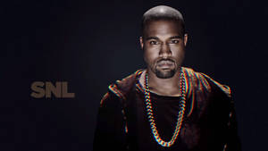 Kanye West Snl Poster Wallpaper