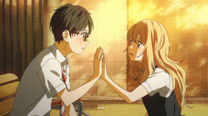 Kaori And Kosei Your Lie In April Wallpaper