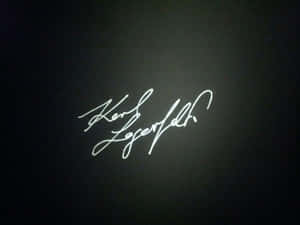 Karl Lagerfeld, The Renowned Fashion Designer. Wallpaper