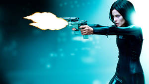 Kate Beckinsale Underworld Lycan Hunter Selena Wallpaper