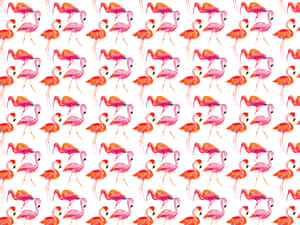 Kate Spade Desktop Flamingo Pattern Wallpaper