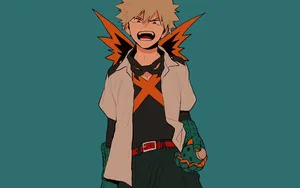 Katsuki Bakugou Fan Art Wallpaper