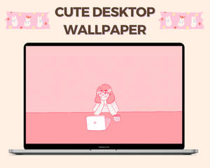 Kawaii Aesthetic Computer Desktop Wallpaper