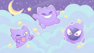 Kawaii Gengar Wallpaper