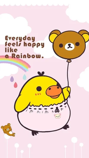 Kawaii Girl In Harajuku Street With Adorable Accessories Wallpaper