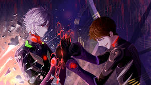 Kaworu And Shinji Neon Genesis Evangelion Wallpaper