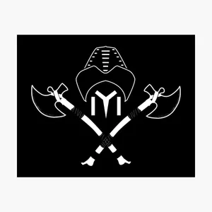 Kayi Tribe Warrior Black And White Seal Wallpaper
