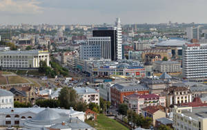 Kazan City Buildings Daytime Wallpaper