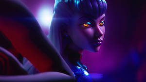 Kda Member - Evelynn In More Music Video. Wallpaper