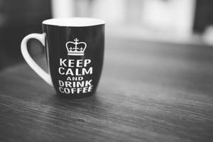 Keep Calm And Drink Coffee Iphone Wallpaper