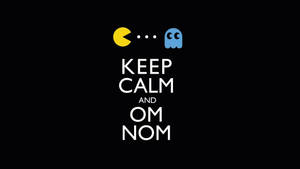 Keep Calm And Om Nom Iphone Wallpaper