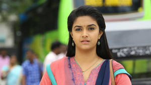 Keerthi Suresh Acting Hd Wallpaper