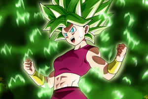 Kefla Super Saiyan Power Up Wallpaper