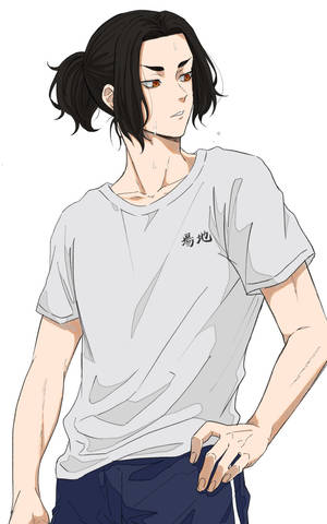 Keisuke Baji In Gym Shirt Wallpaper