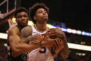 Kelly Oubre Jr. Stealing Ball Scene Wallpaper