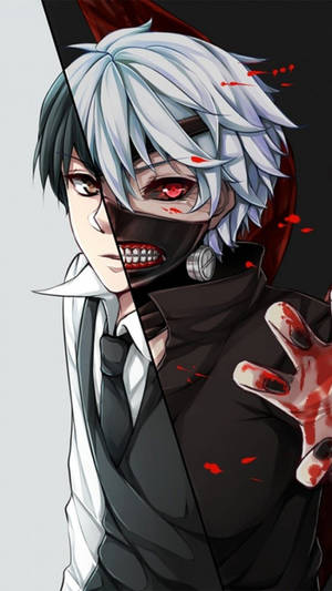 Ken Human Ghoul Form Collage Tokyo Ghoul Iphone Background Wallpaper