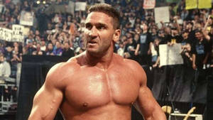 Ken Shamrock Amid Cheering Crowd Wallpaper