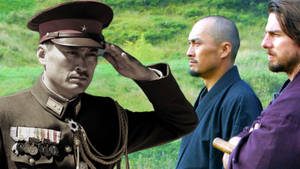 Ken Watanabe Saluting In The Movie 'letters From Iwo Jima' (2006) Wallpaper