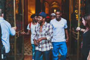 Kendrick Lamar, Sza And The Weeknd Make History With 'black Panther The Album' Wallpaper