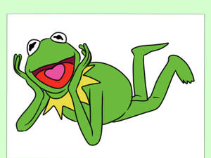 Kermit The Frog Paint Art Wallpaper