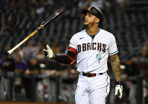 Ketel Marte Baseball Bat Wallpaper