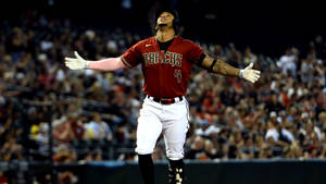 Ketel Marte Spreads Arms Wallpaper