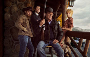 Kevin Costner Yellowstone 4 Cast Wallpaper