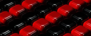 Keyboard Red And Black 3d Wallpaper