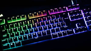 Keyboard Rgb Backlit Light Wallpaper
