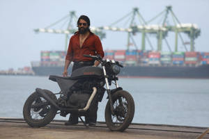 Kgf Chapter 2 Dock Scene Wallpaper