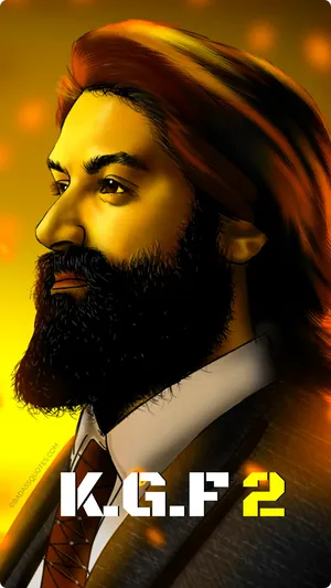 Kgf Chapter 2 Garuda Art Wallpaper
