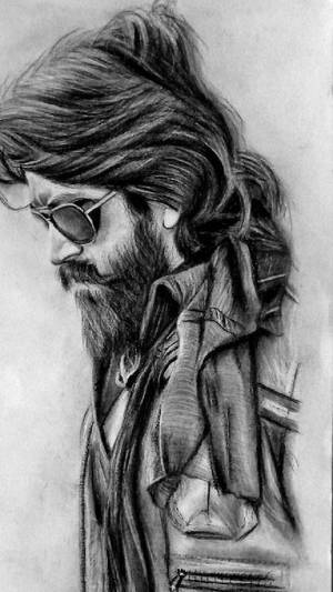 Kgf Chapter 2 - Intense Character Art Wallpaper