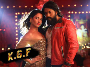 Kgf Yash And Milky Posing Wallpaper