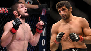 Khabib Nurmagomedov And Beneil Dariush Wallpaper