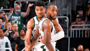 Khris Middleton And Giannis Wallpaper