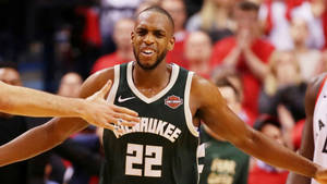 Khris Middleton Celebration Wallpaper