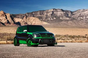 Kia Soul, Kia, Green Wallpaper